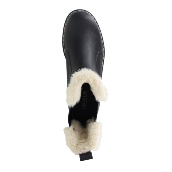 Portland Black Chelsea Boots - Picture 3 of 5